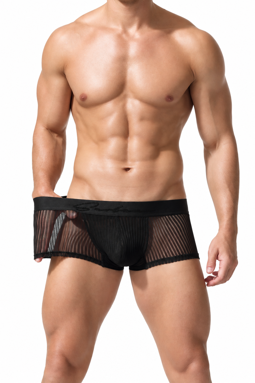 Men's Mesh Boxer Shorts - Sexy & Breathable