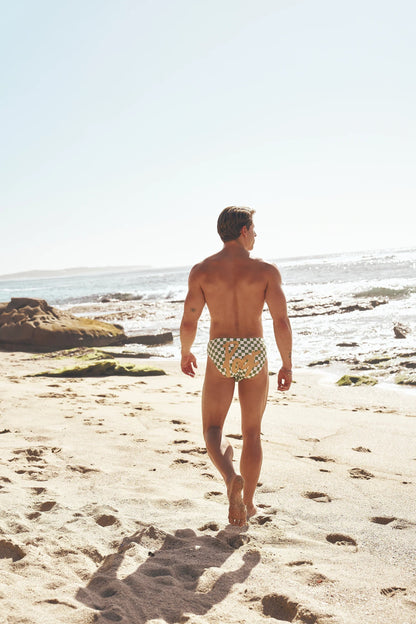 CARIOCA BOY SWIM BRIEF RIO GREEN/COCONUT MILK