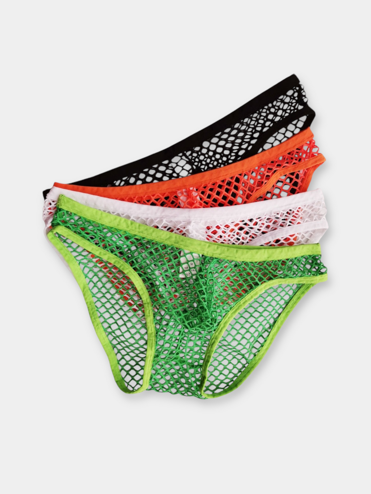 2 Pack Show It Low-Rise Mesh Brief - front view