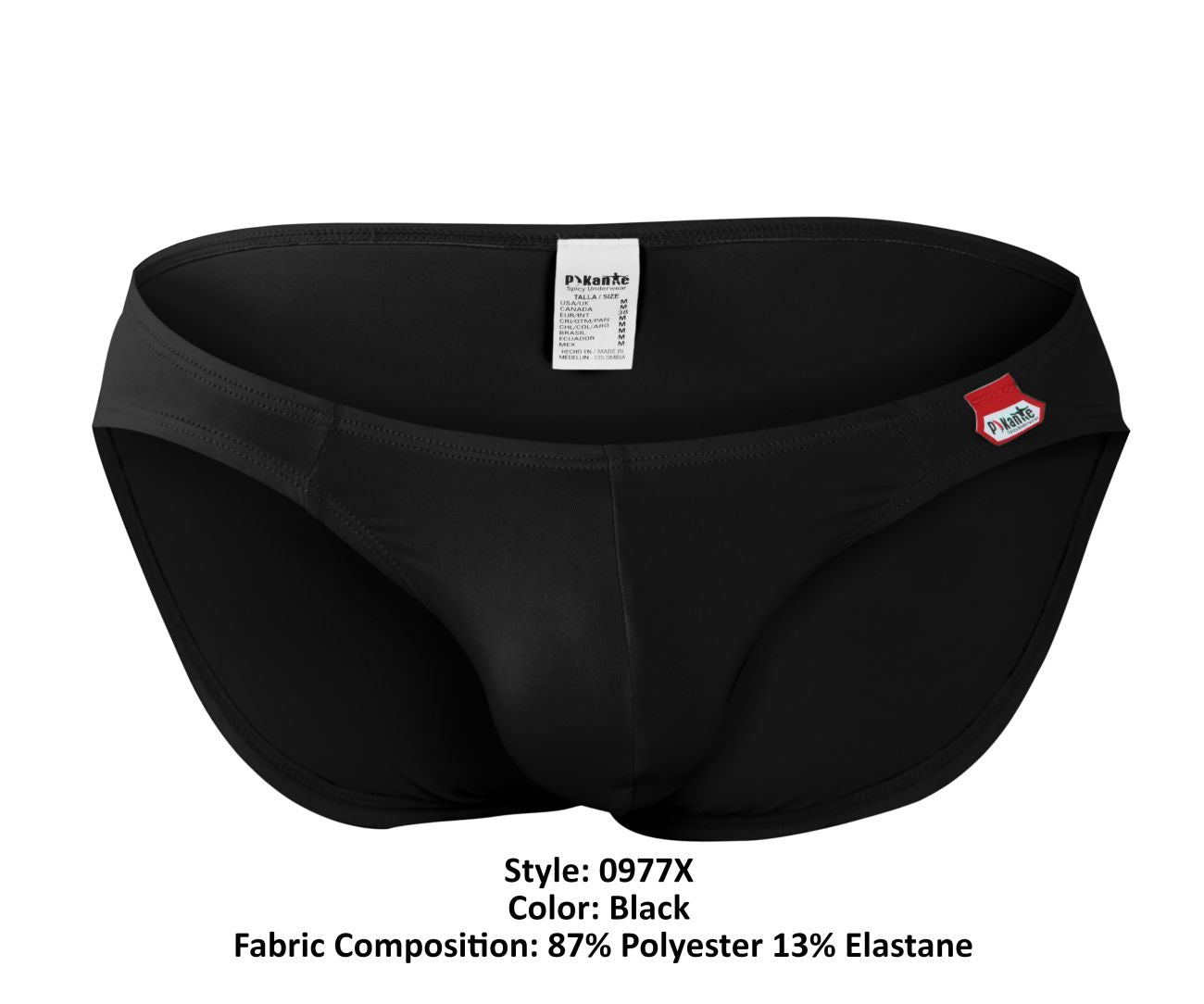 Pikante Men's Underwear PIK 0977X Angola Bikini Color Black