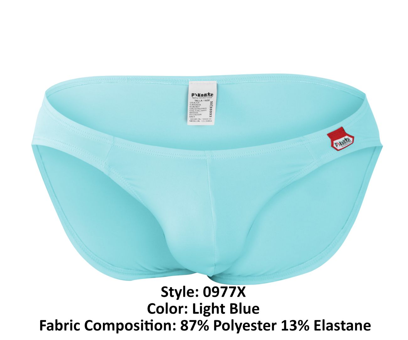 Pikante Men's Underwear PIK 0977X Angola Bikini Color Light Blue