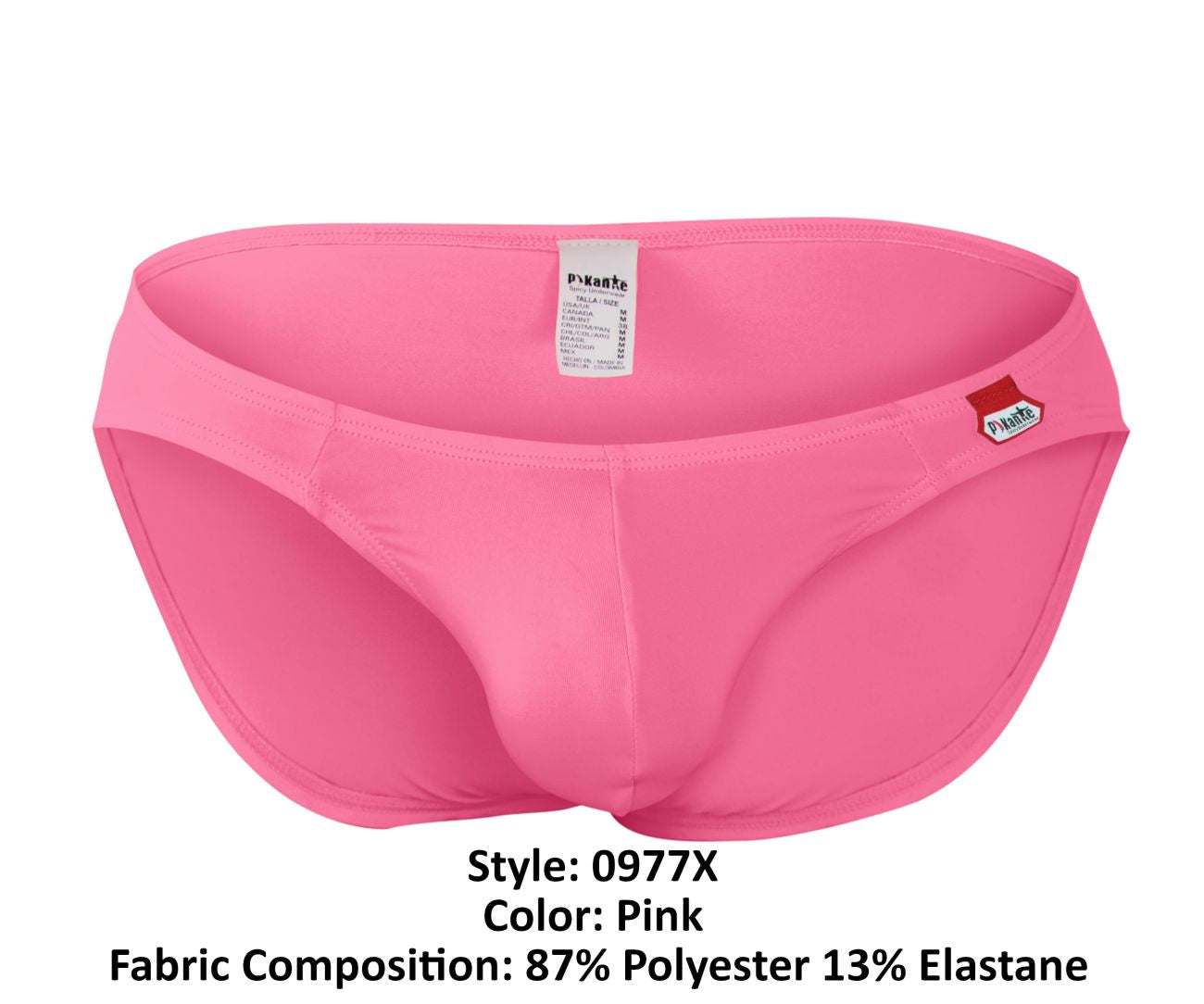 Pikante Men's Underwear PIK 0977X Angola Bikini Color Pink