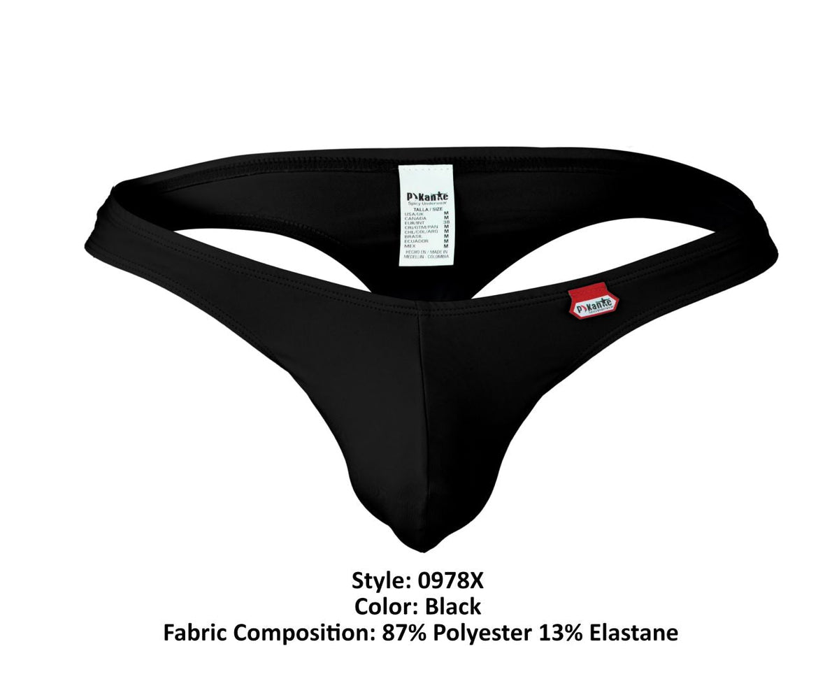 Pikante PIK Angola Thongs - Black