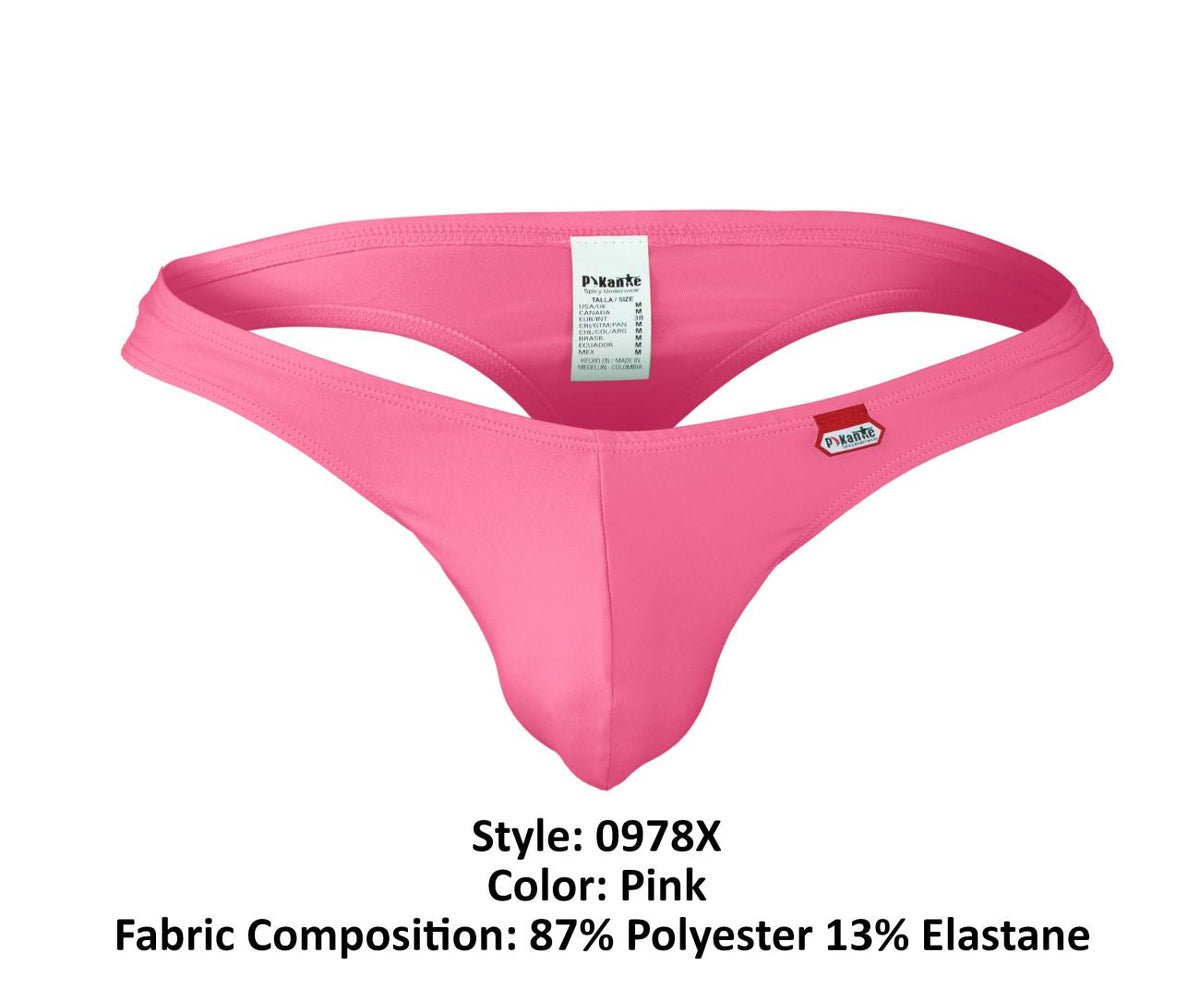 Pikante PIK Angola Thongs - Pink