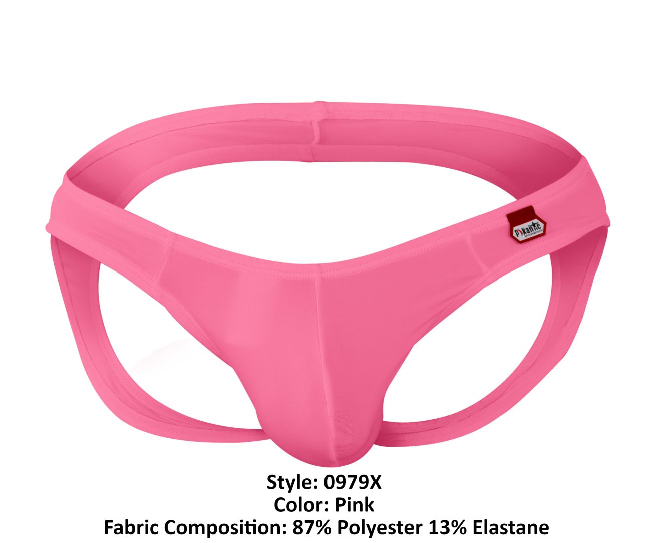 Pikante Men's Underwear PIK 0979X Angola Jockstrap Color Pink