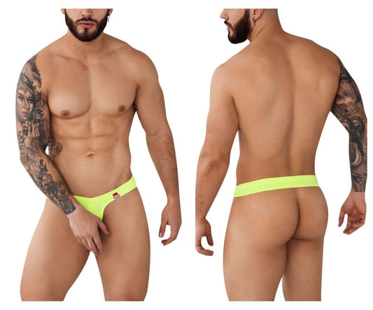 Pikante Men's Underwear PIK 0980X Angola Ball Lifter C-Ring Color Green