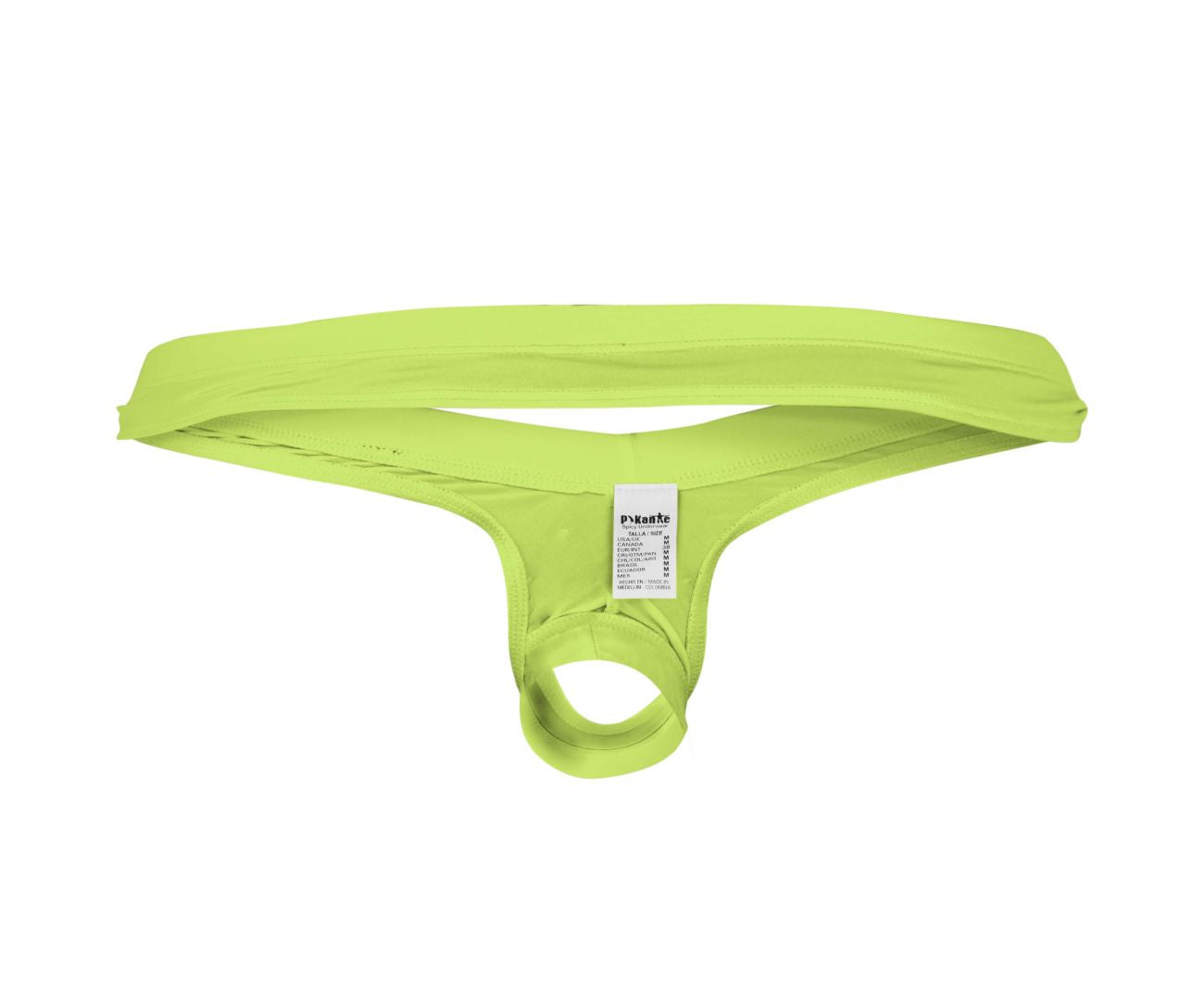 Pikante Men's Underwear PIK 0980X Angola Ball Lifter C-Ring Color Green