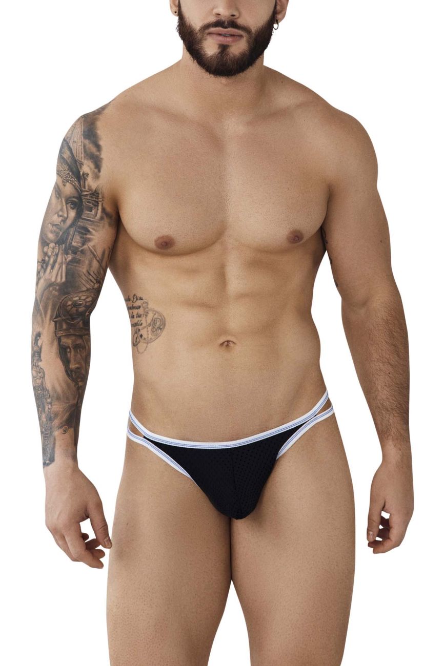 Pikante Men's Underwear PIK 0983 Novo Thongs Color Black