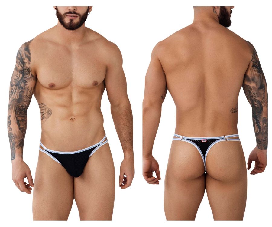 Pikante Men's Underwear PIK 0983 Novo Thongs Color Black