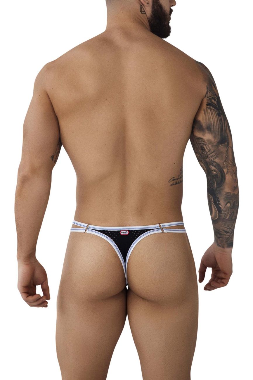 Pikante Men's Underwear PIK 0983 Novo Thongs Color Black