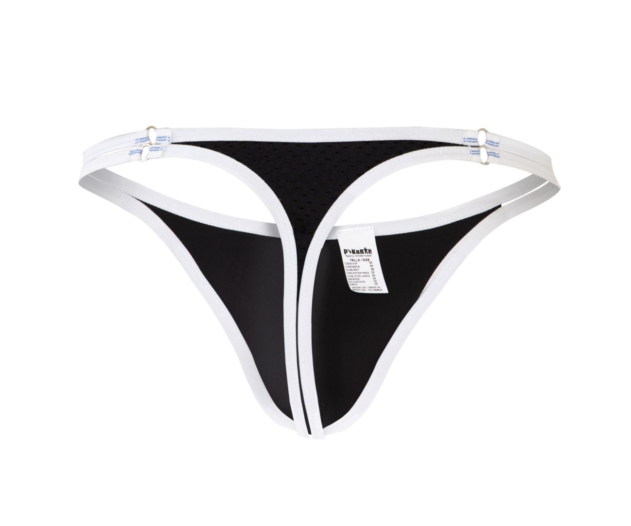 Pikante Men's Underwear PIK 0983 Novo Thongs Color Black