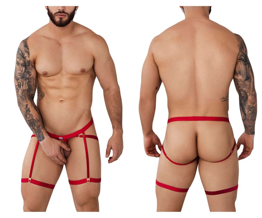 Pikante Men's Underwear PIK 1017 Avellino Jockstrap Color Red