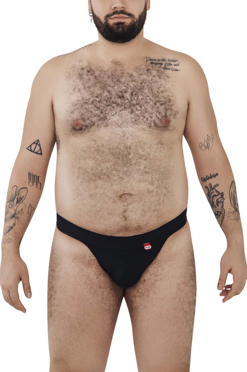 Pikante Men's Underwear PIK 1024X Terni Thongs Color Black