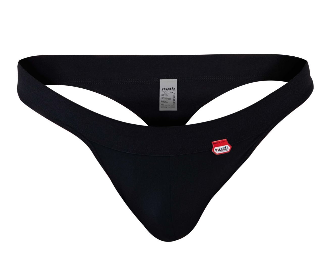 Pikante Men's Underwear PIK 1024X Terni Thongs Color Black