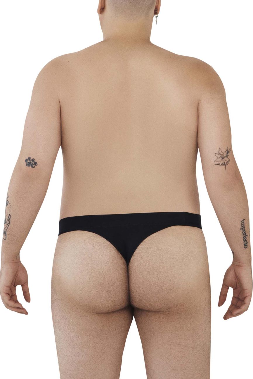 Pikante Men's Underwear PIK 1024X Terni Thongs Color Black