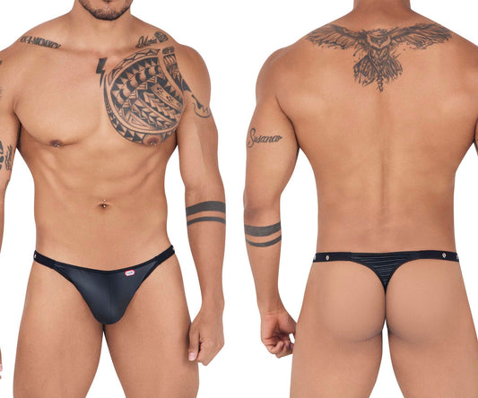 Pikante Men's Underwear PIK 1025X Perusa Thongs Color Black