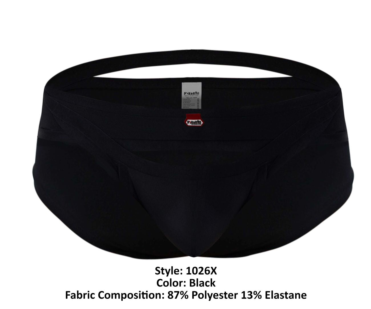 Pikante Men's Underwear PIK 1026X Verona Briefs Color Black