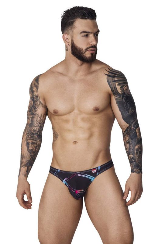 Pikante Men's Underwear PIK 1077 Nucleus Thongs Color Black