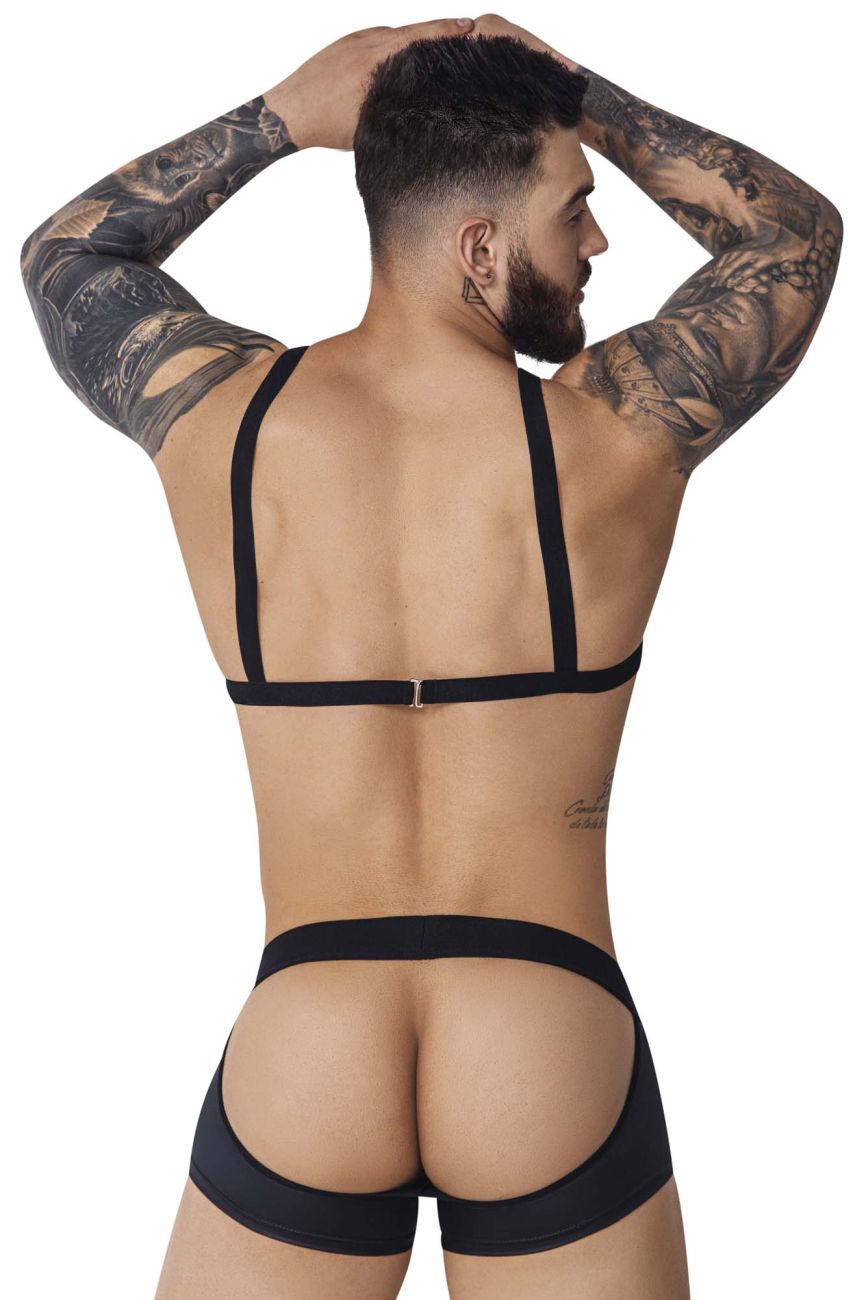 Pikante Men's Underwear PIK 1086 Hard Harness Jockstrap Color Black