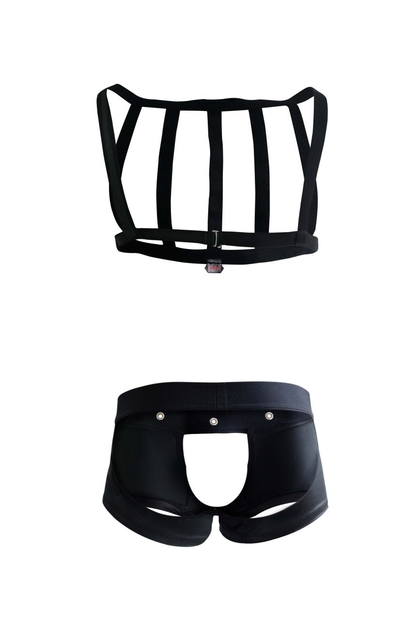 Pikante PIK Hard Harness Jockstrap - Black