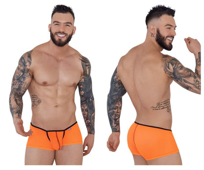 Pikante Men's Underwear PIK 1273 Sonar Trunks Color Orange
