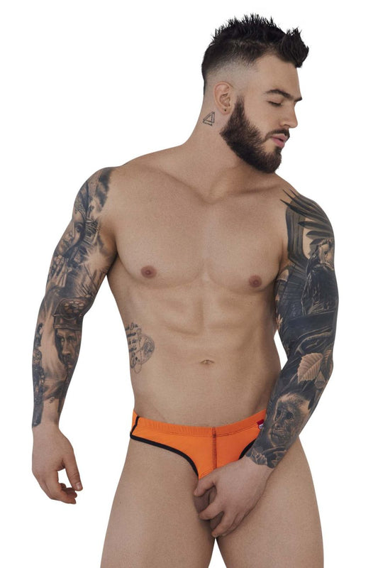 Pikante Men's Underwear PIK 1278 Sonar Ball Lifter Color Orange