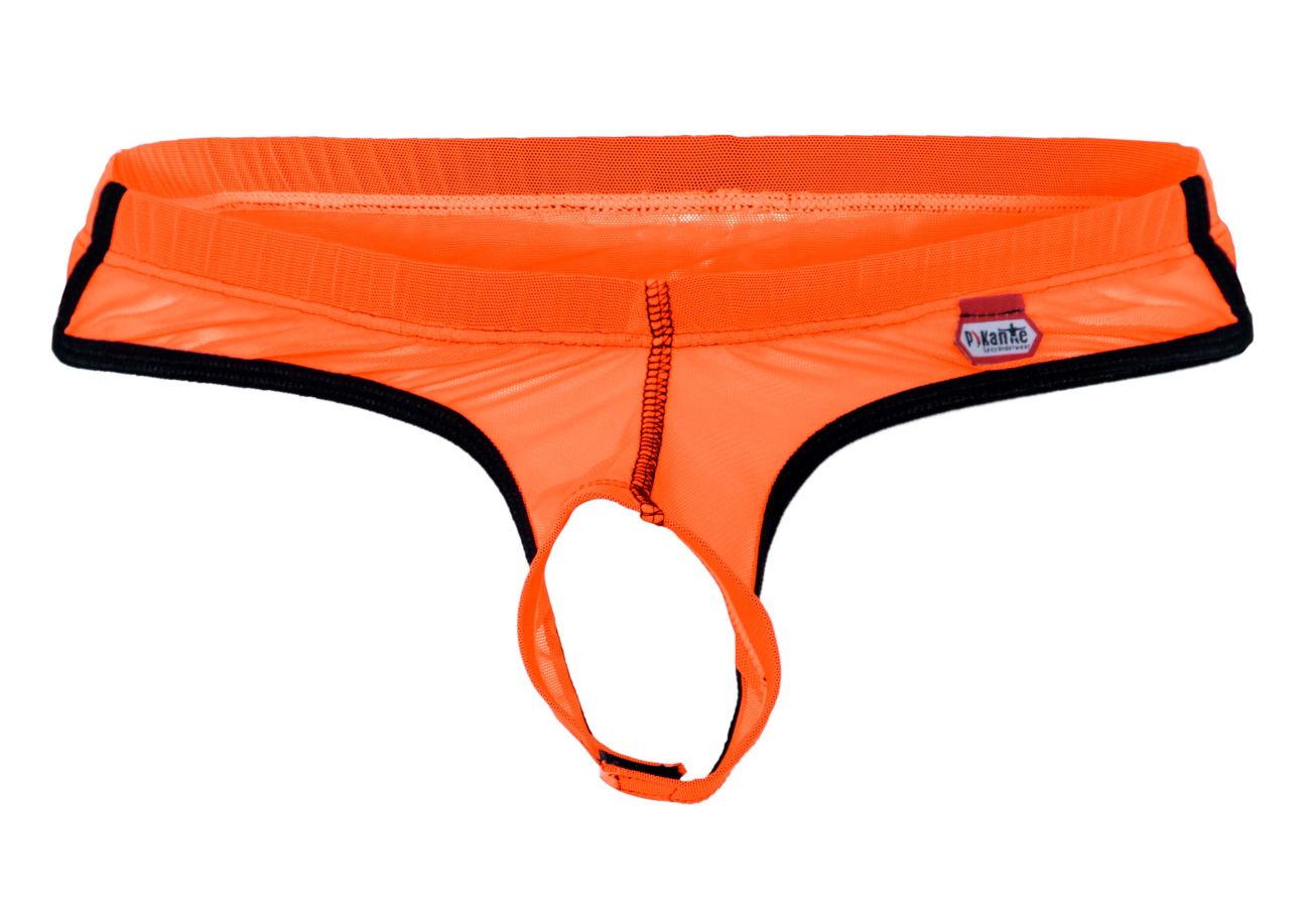 Pikante Men's Underwear PIK 1278 Sonar Ball Lifter Color Orange