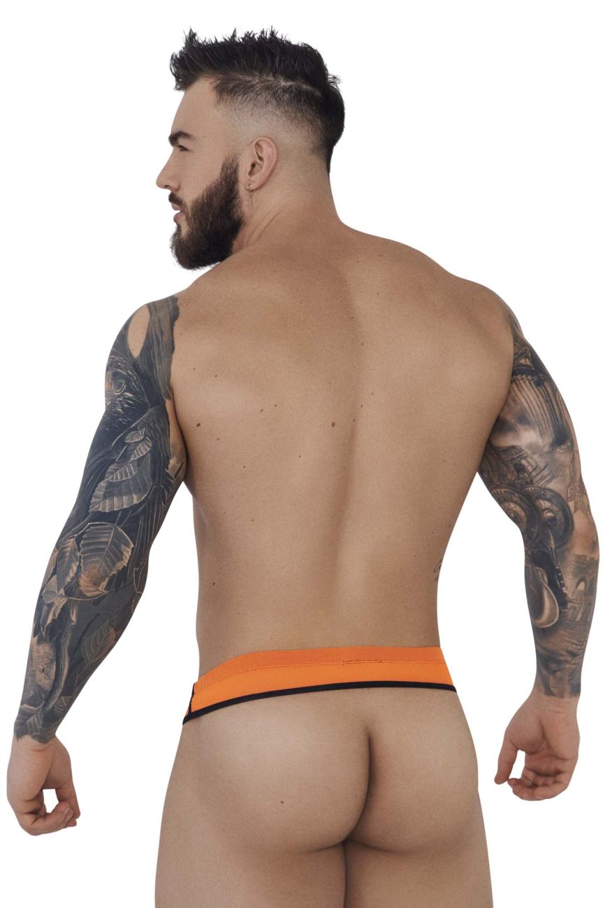 Pikante Men's Underwear PIK 1278 Sonar Ball Lifter Color Orange