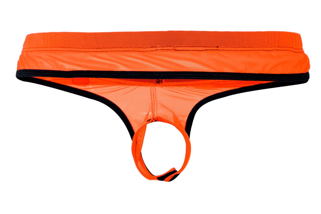 Pikante Men's Underwear PIK 1278 Sonar Ball Lifter Color Orange