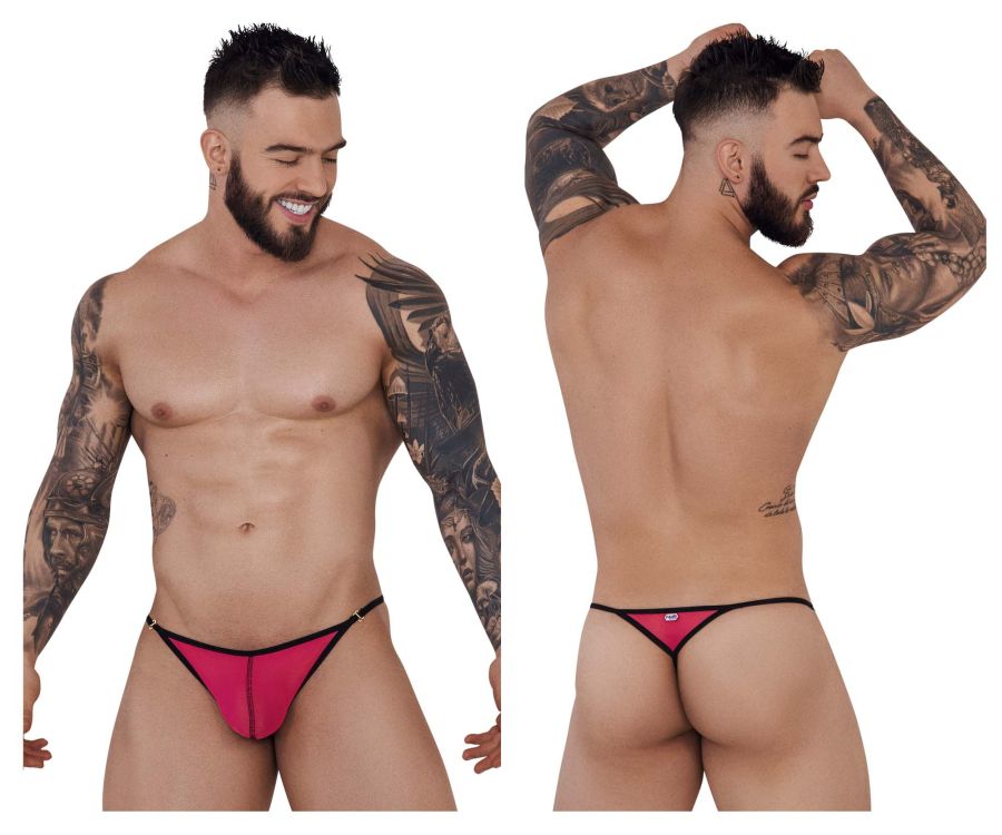 Pikante Men's Underwear PIK 1279 Sonar Thongs Color Fuchsia