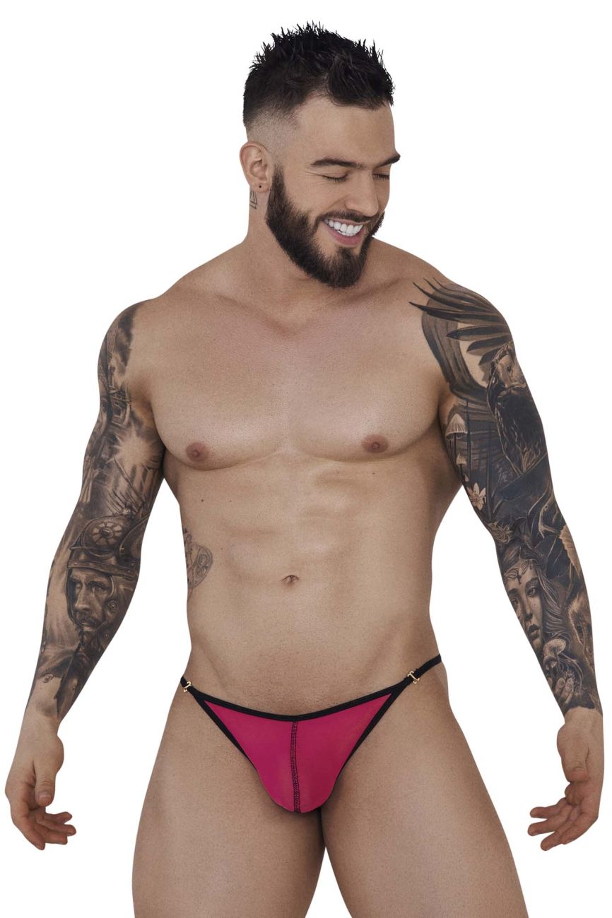 Pikante Men's Underwear PIK 1279 Sonar Thongs Color Fuchsia