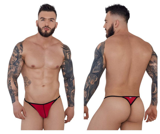 Pikante Men's Underwear PIK 1279 Sonar Thongs Color Red