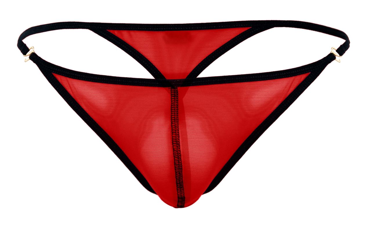 Pikante Men's Underwear PIK 1279 Sonar Thongs Color Red