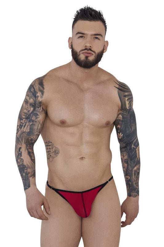 Pikante Men's Underwear PIK 1279 Sonar Thongs Color Red