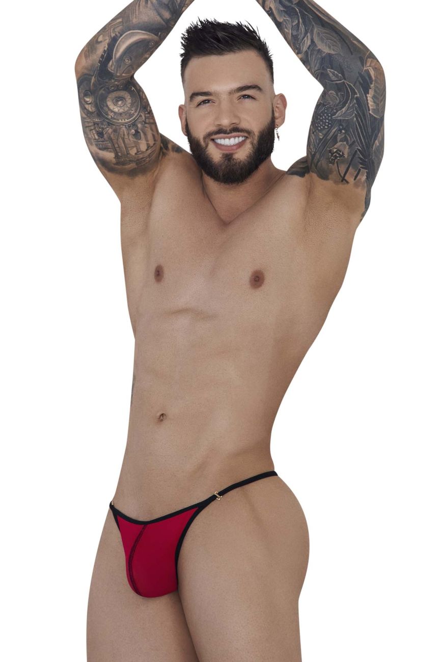 Pikante Men's Underwear PIK 1279 Sonar Thongs Color Red
