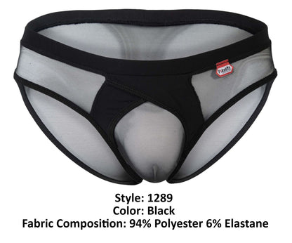 Pikante Men's Underwear PIK 1289 Itadaki Briefs Color Black