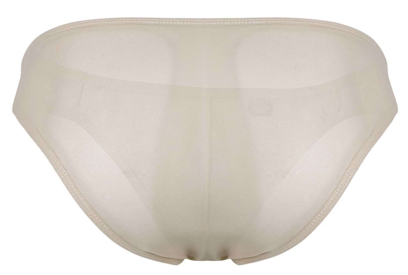 Pikante Men's Underwear PIK 1822 Luxury Briefs Color Beige Mesh