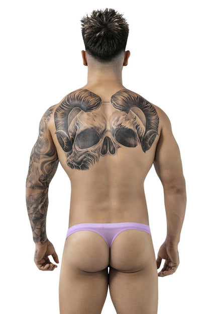 Luxury Lilac Mesh Thong - view 3