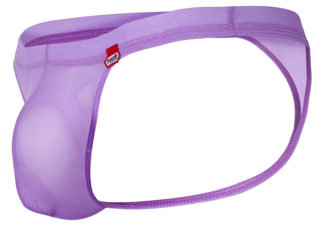 Pikante Men's Underwear PIK 1823 Luxury Thongs Color Lilac Mesh