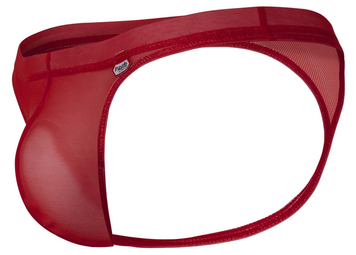 Luxury Red Mesh Thong - view 6