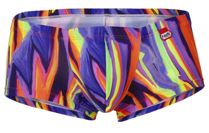 Pikante Men's Underwear PIK 1828 Abstract Trunks Color Purple