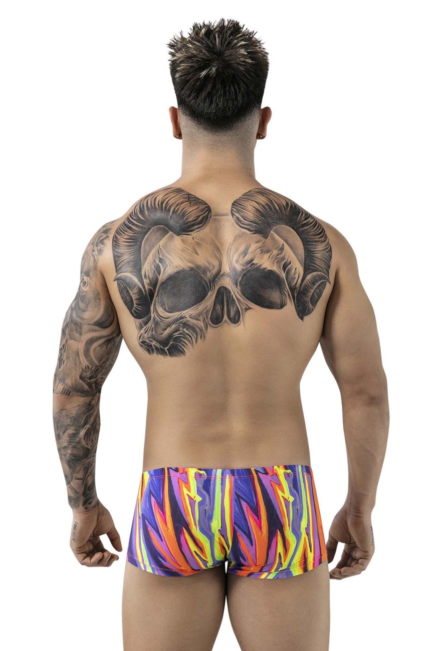 Pikante Men's Underwear PIK 1828 Abstract Trunks Color Purple