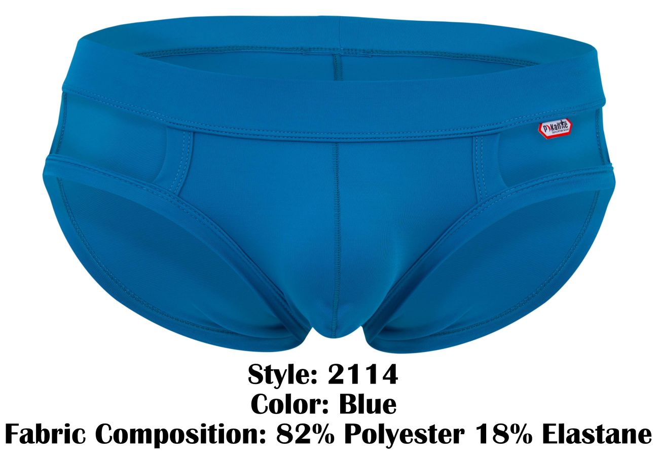Pikante Men's Underwear PIK 2114 Lenox Briefs Color Blue