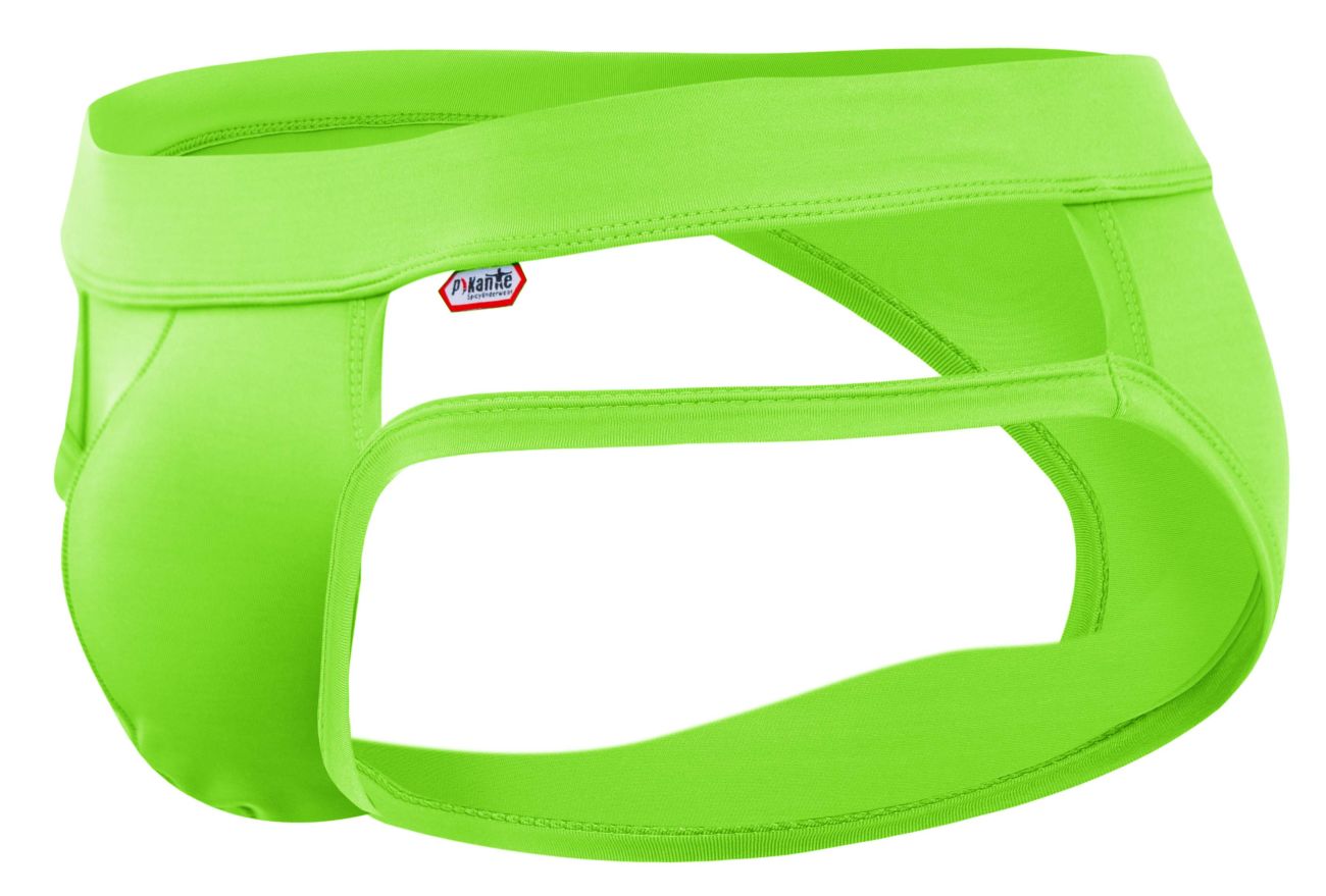 Pikante Men's Underwear PIK 2114 Lenox Briefs Color Neon Green