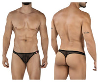 Amusing Black Thong - view 1