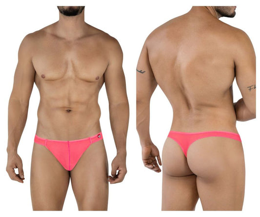 Pikante Men's Underwear PIK 2115 Amusing Thongs Color Fuchsia Mesh