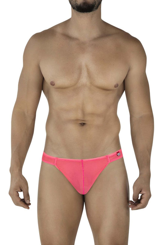 Pikante Men's Underwear PIK 2115 Amusing Thongs Color Fuchsia Mesh
