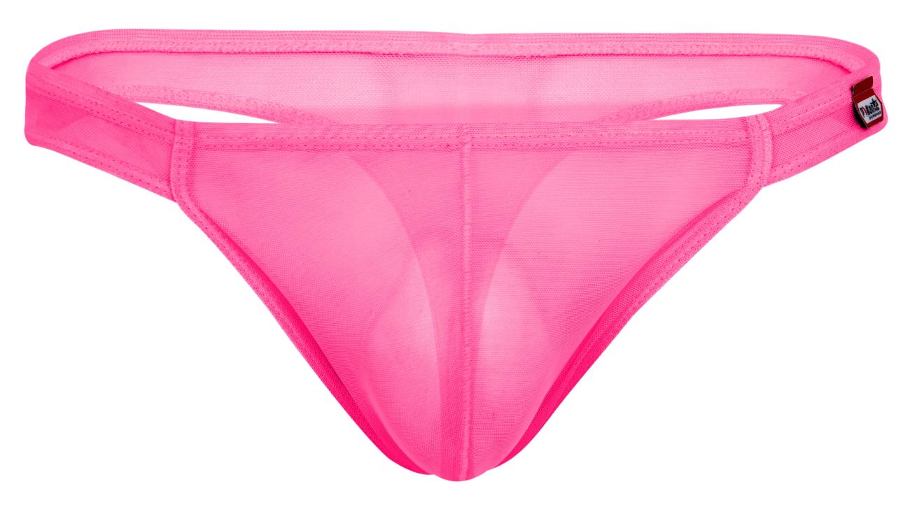 Pikante Men's Underwear PIK 2115 Amusing Thongs Color Fuchsia Mesh