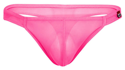 Pikante Men's Underwear PIK 2115 Amusing Thongs Color Fuchsia Mesh