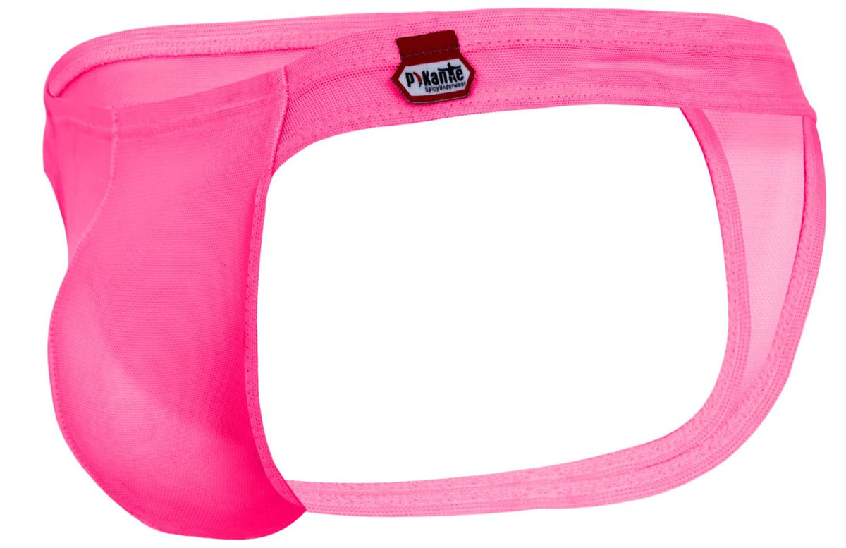 Pikante PIK Amusing Thongs - Fuchsia Mesh